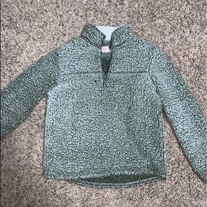 Green and White Sweatshirt